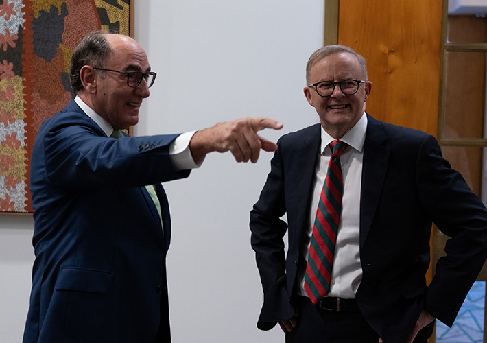 foto noticia Galán se reúne con el primer ministro de Australia, Anthony Albanese, para detallarle la inversión de hasta de 3.000 millones en el país.